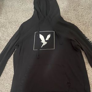 american eagle black hoodie